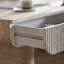 Table basse avec plateau en faux marbre
