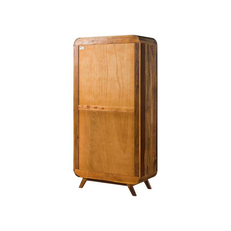 1 Door Wardrobe, Painted Dark Brown
