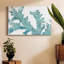 Toile tendue avec galerie Blue Macro Coral II-1545890224