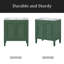 Meuble-lavabo de 30 po avec lavabo, deux portes avec tablette, charnières de porte à fermeture en douceur, style rétro-1152650838