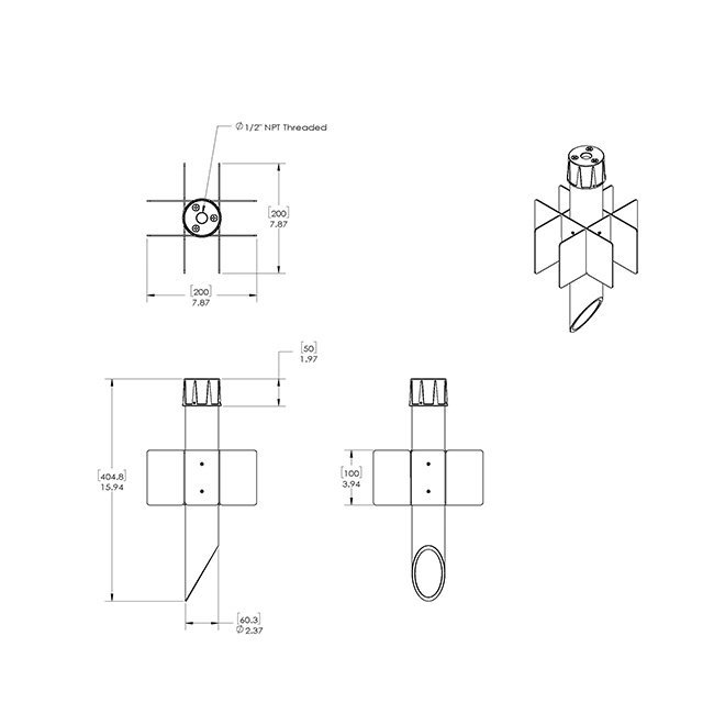 Landscape Lamp Base or Clamp
