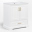 30" Single Bathroom Vanity With Ceramic Top-1301395516