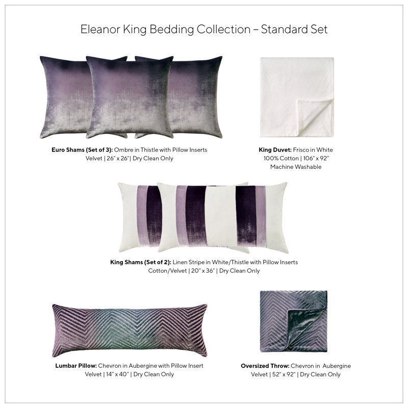 Eleanor 8 Piece King Bedding Collection