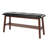 39.4'' Solid Wood Upholstered Bench with Seat Tufted Design 