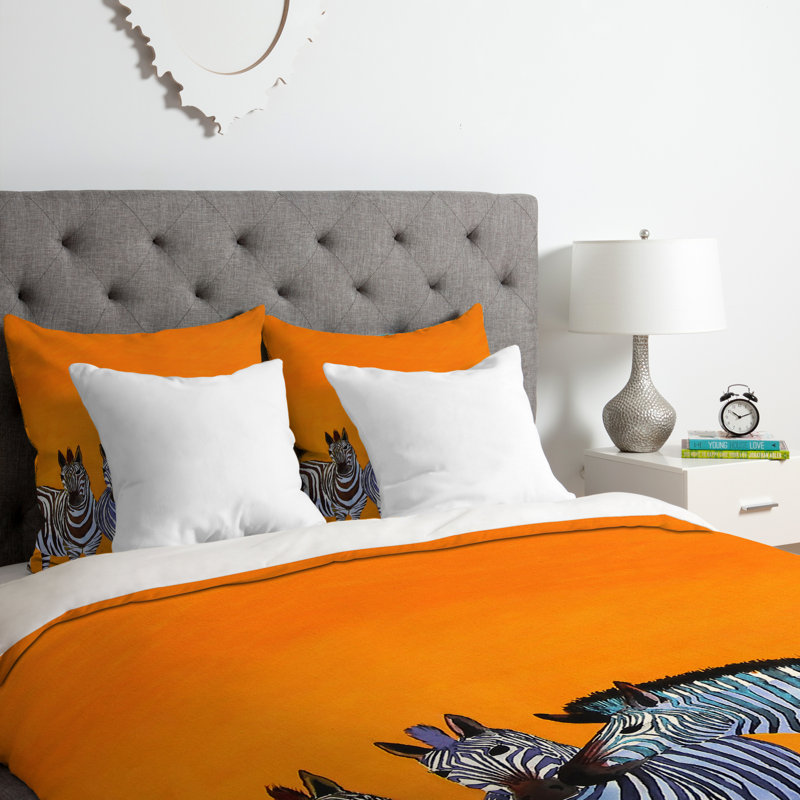 Ensemble de housse de couette Zebras, Housse de couette pour très grand lit et 2 très 