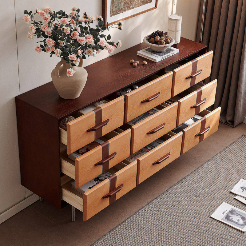 Retro Nine-Drawer Sideboard