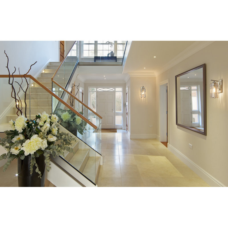 Flush Mounted Sconce, Polished Nickel