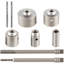 Concrete Hole Saw Kit, 30/40/65/80/100mm Drill Bit Set SDS Plus or SDS Max Shank Wall Hole Cutter with 11.8"/300 mm Connecting Rod for Brick, Concrete, Cement, Stone Wall, Masonry, Tile