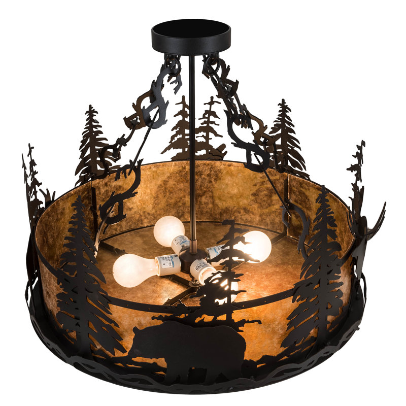 Lizarraga 4 - Light Semi Flush Mount