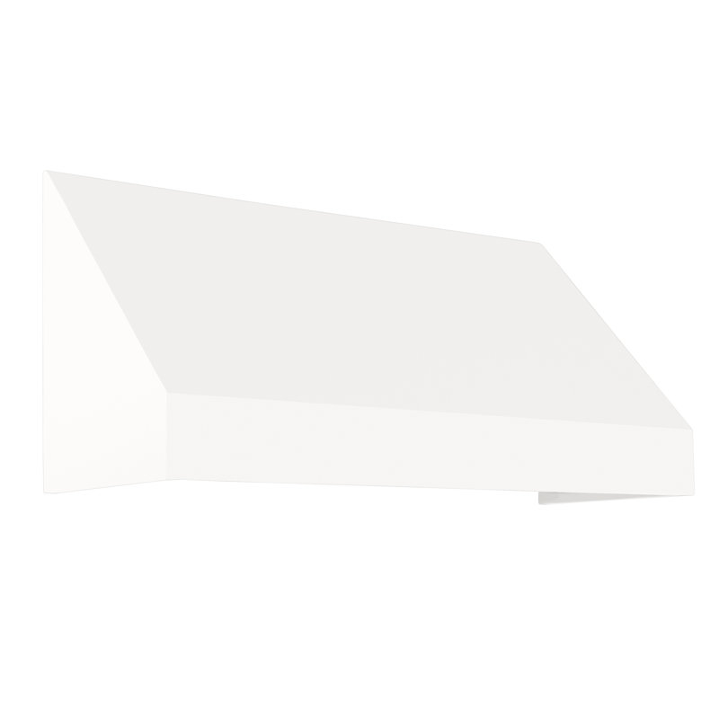 Auvent fixe en tissu acrylique New Yorker Awntech, Blanc, H 31 po x l 88,5 po x P 24 po