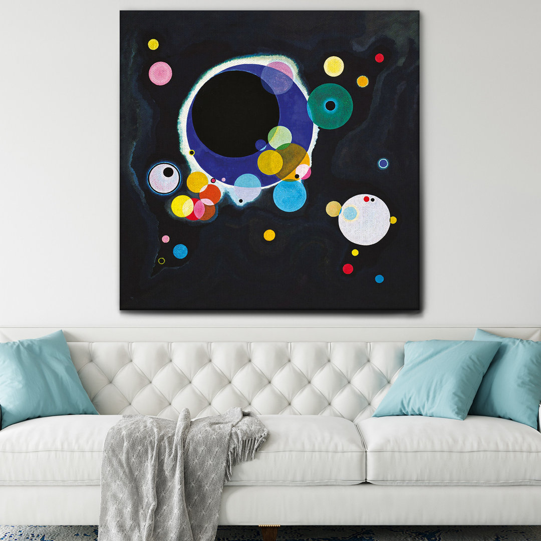 Leinwandbild Alcuni Cerchi von Wassily Kandinsky