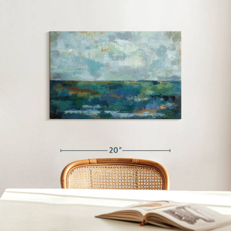 Croquis de paysage marin Alvord IV, H 16 po x l 24 po