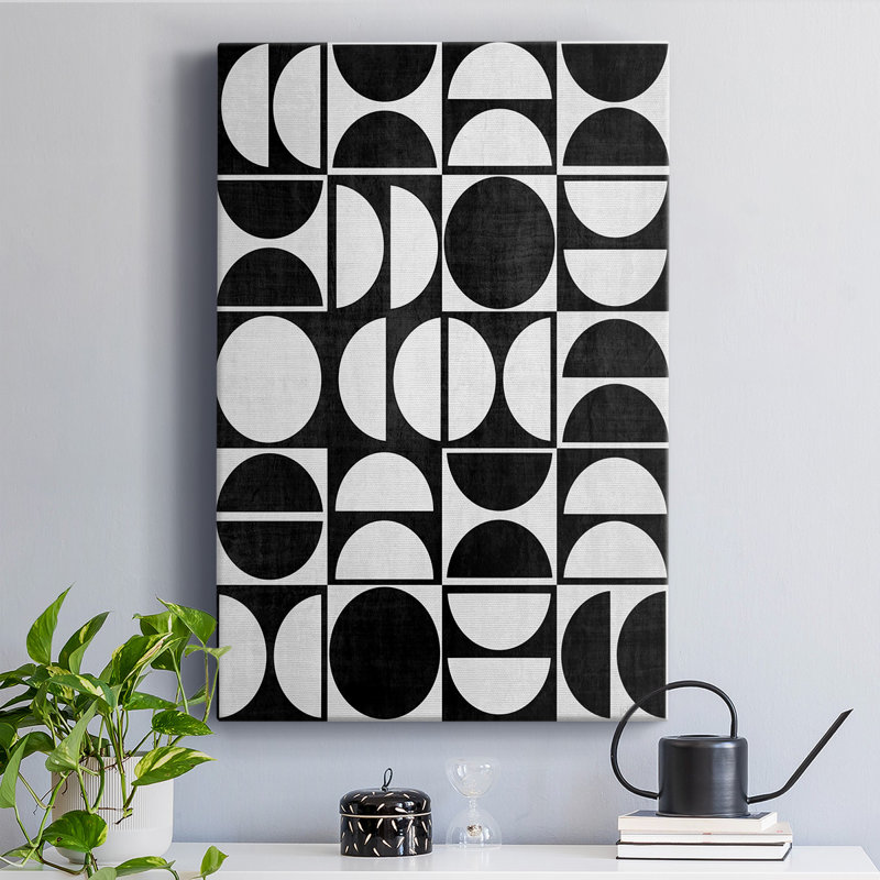Demi moderne sur toile