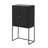 Sleek Storage Cabinet - Mdf & Iron - Modern Style For Versatile Room Use