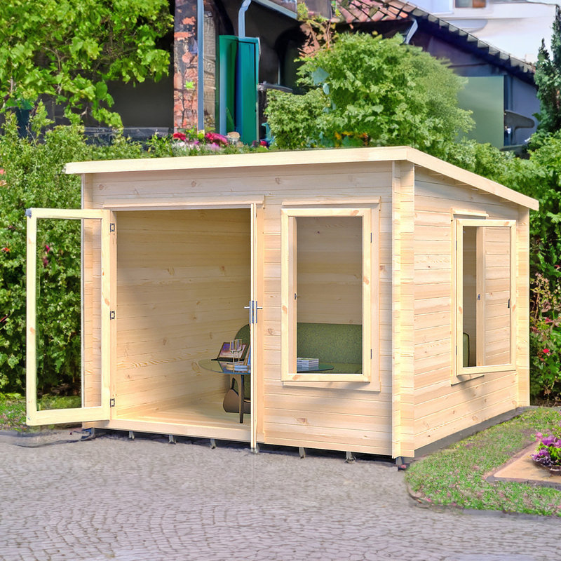 Emneth 10 x 10 Ft. 19 mm Log Cabin