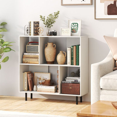 90cm H x 90cm W Metal Bookcase