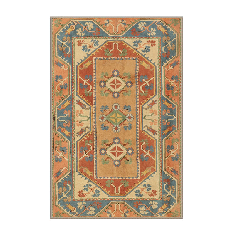 Quillian Oriental Indoor Rug, Rectangle 4' x 6'