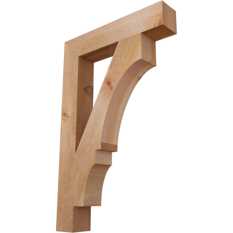 Support pour scie rugueuse en bloc de l 4 po x l 22 po x H 34 po Balboa, Cèdre rouge de l'Ouest brut