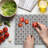 Ambesonne Rabbit Cutting Board Large Size Cartoon Bunny Characters Multicolor