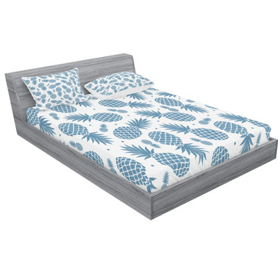 Pineapple Microfiber Sheet Set