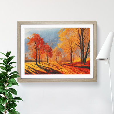 Autumn Forest in Watercolour Vol.3 1 Piece Single Picture Frame Wall Art