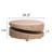 31.3" Round Wooden Coffee Table