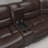 Culbreth 5-Piece Modern Fancy Faux Leather Power And Manual Reclining Sectional With Wide Back And Console