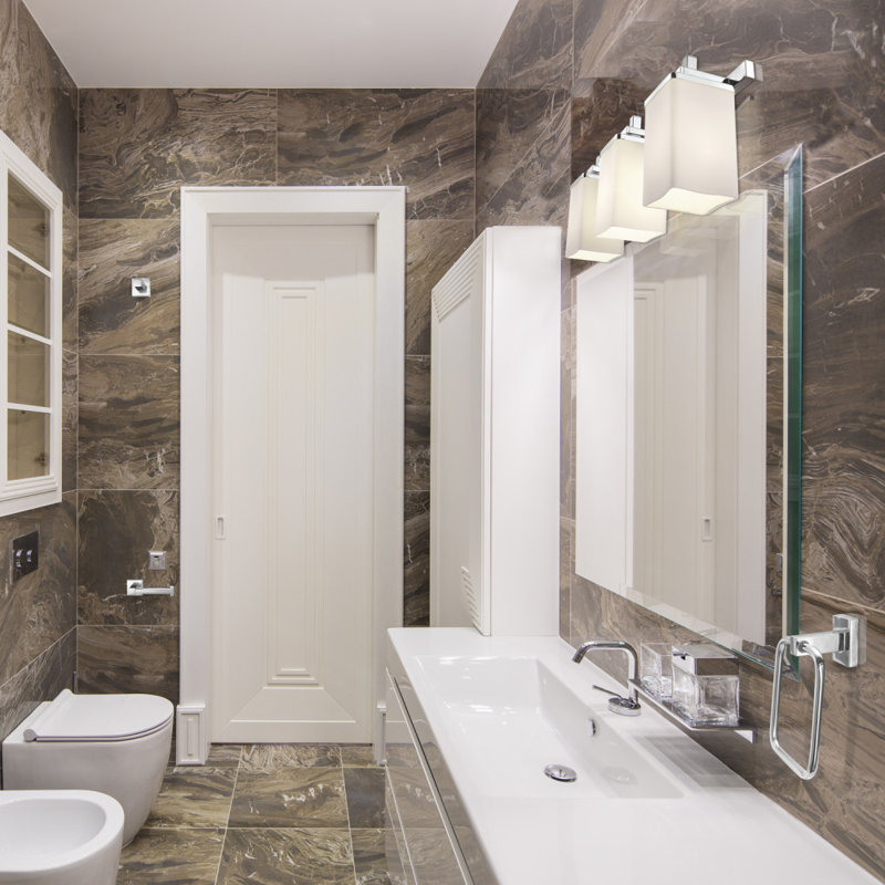 Heuraux 5-Piece Chrome All-In-One Bathroom Set