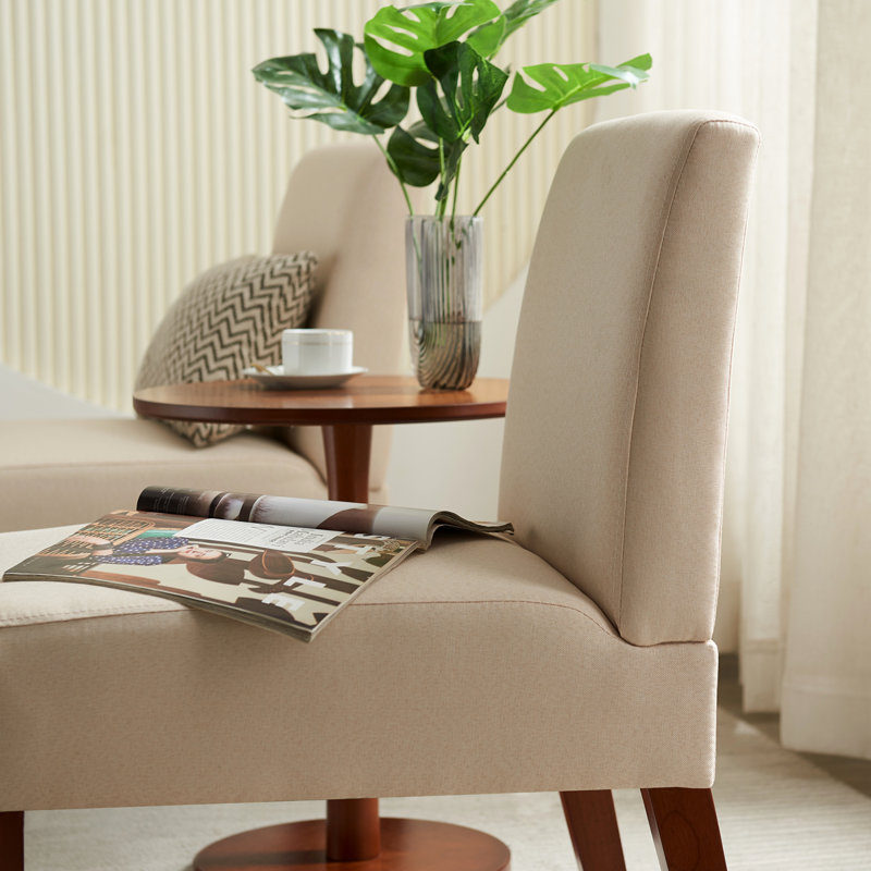 Ensemble de chaise d'appoint 18,79 po Meital, Tissu beige