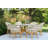 Akiva Round 6 - Person 52'' Long Teak with Cushions