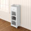 Solid Wood Freestanding Linen Cabinet