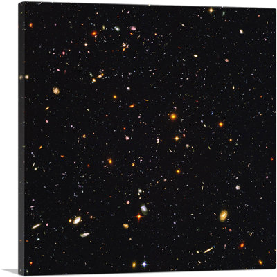 «Original Nasa Hubble Telescope Ultra Deep Field Space», reproduction de photo sur toile tendue