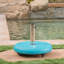 Base de parasol en béton robuste - support en acier inoxydable, bleu sarcelle, 22,28 po x 22,28 po x 16,76 po, peut accueillir un poteau de 1,6 po à 2,2,2 po, un support réalisable jusqu'à 11 pi P 22,28 po x l 22,28 po x H 16,76 po, convient au diamètre maximal-1890609505