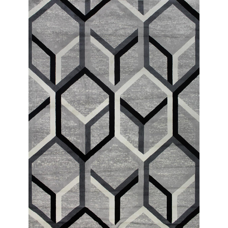 Tapis rectangulaire rectangulaire 4 pi x 5 pi 8 po Nubia, Rectangle 6 pi 8 po x 9 pi 7 po