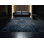 Tapis moelleux moelleux et moderne à motif abstrait Hanoukka gris et bleu marine Fellman