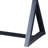 Console Table In Charcoal, With X-shaped Base And Handy Storage Drawer Rectangular Charcoal Practical