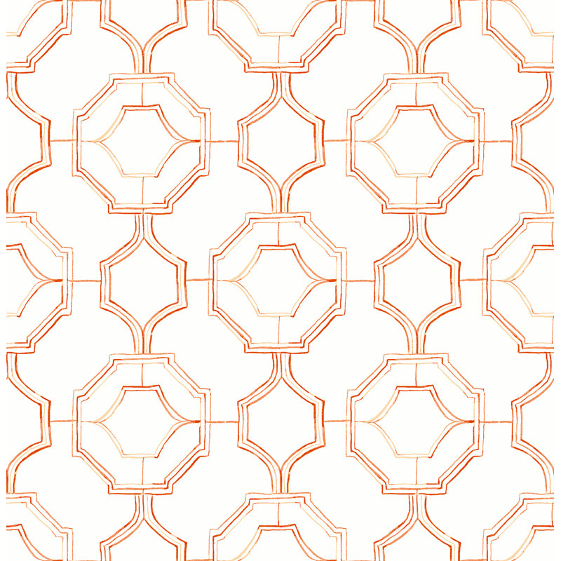 Rouleau de papier peint, Orange