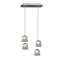 Luminaire suspendu conique à 4 lumières Emerie