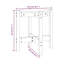 Wrigley Solid Wood Four Leg Coffee Table-882022902-882022909