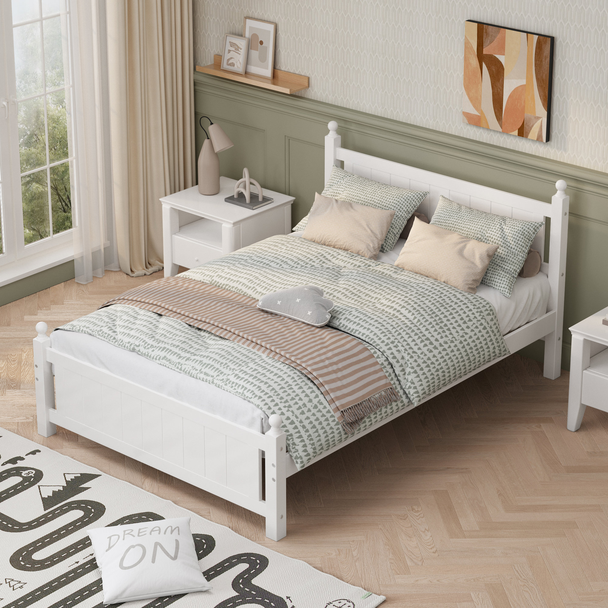 Alcott Hill Corringham Panel Bed | Wayfair