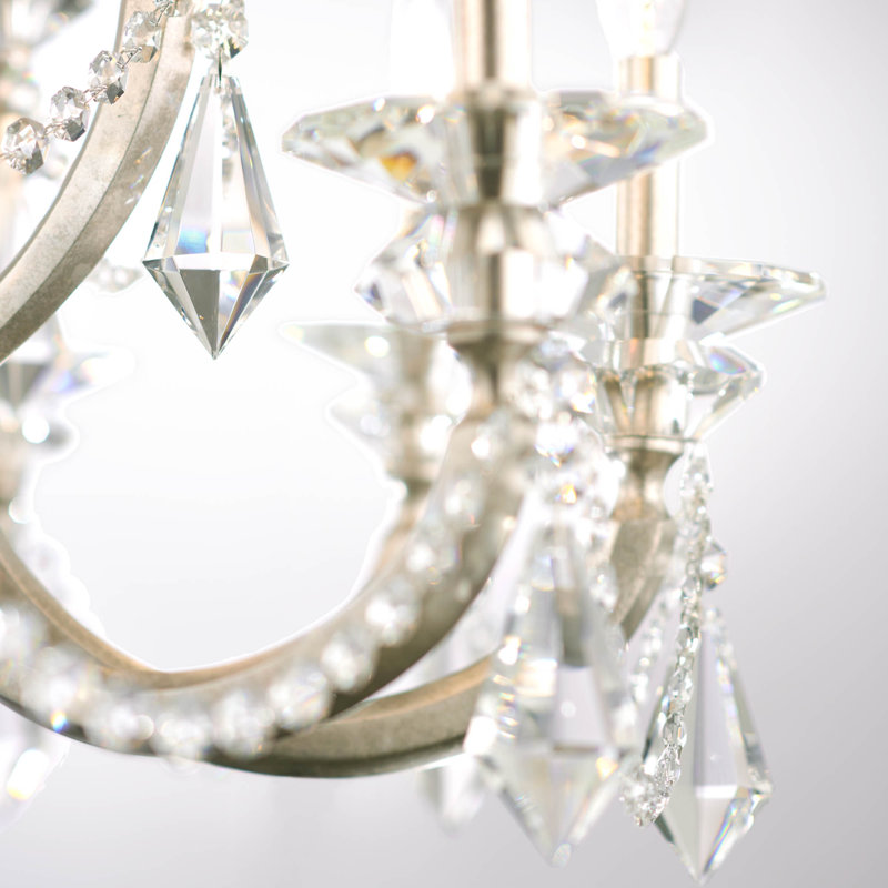Verona 15 - Light Chandelier, Antique Silver