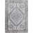 Rectangle Gibraltar Oriental Machine Woven Polypropylene/Polyester Area Rug in Light Gray/Blue-1686388665