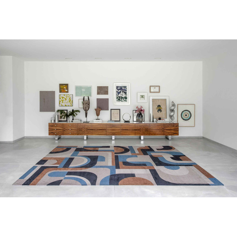 Geometric Area Rug, Rectangle 240 x 340cm
