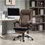 Fauteuil de direction avec repose-pieds HOMcom