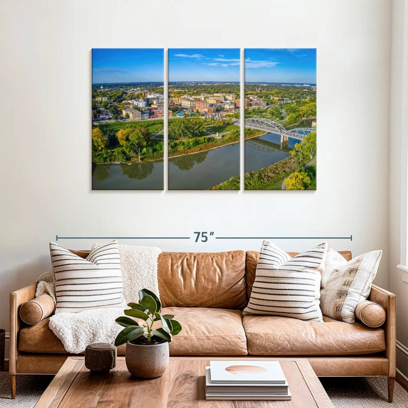North Dakota, 36" H x 57" W