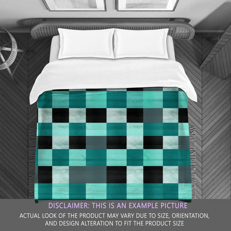Checkered Crisp Contrast Comforter, Twin Comforter