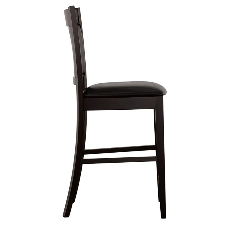 De 2 tabourets à hauteur de comptoir - noir et gracieux pour la salle à manger, transitionnel dans de superbes espaces,