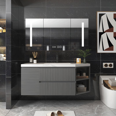 Light luxury simple Bathroom cabinet