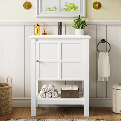 Meuble-lavabo autoportant 24 po