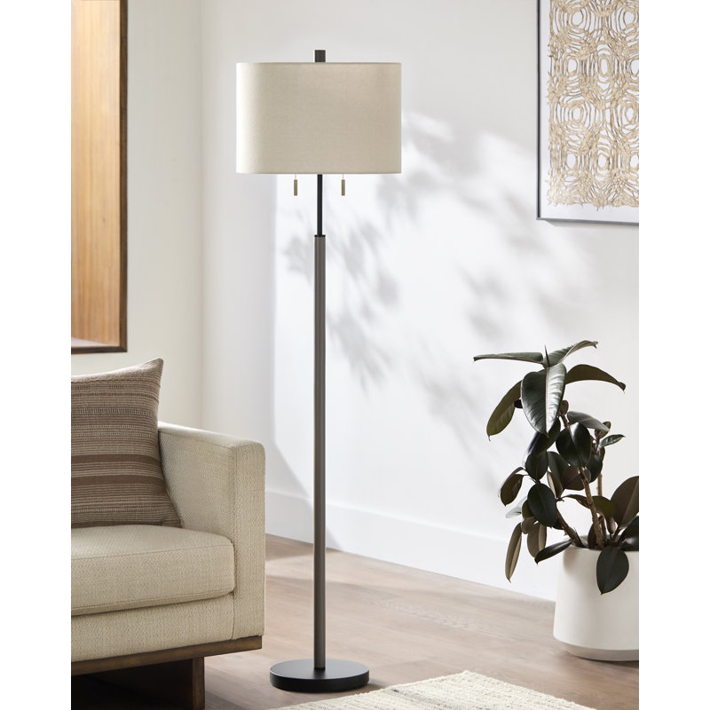 Lampe sur pied 62 po Kenley, Grey